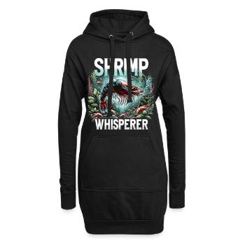 Garnelen Aquarium, Amanogarnelen, Red Fire Garnele - Hoodie-Kleid - Schwarz - Vorne