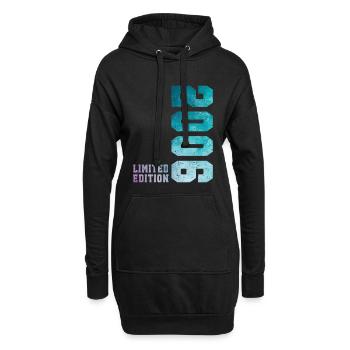 2006 Limited Edition 20 Jahre Jubiläum - Hoodie-Kleid - Schwarz - Vorne