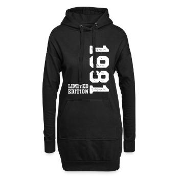 45th Birthday 1981 Limited Edition Man Woman - Hoodie Dress - black - Front