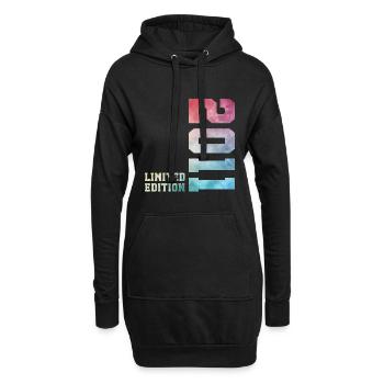 15th Birthday Limited Edition 2011 – Vintage 2011 - Hoodie Dress - black - Front