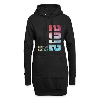 14. Geburtstag Limited Edition 2012 Jahrgang 2012 - Hoodie-Kleid - Schwarz - Vorne