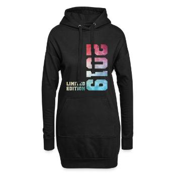 7. Geburtstag Limited Edition 2019 – Jahrgang 2019 - Hoodie-Kleid - Schwarz - Vorne