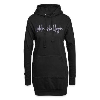 Lieblingskollegin - Hoodie-Kleid - Schwarz - Vorne