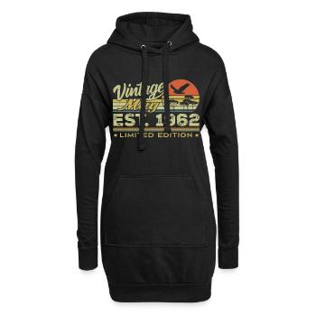 Geburtstag Mai 1962, geboren im Mai 1962 - Mai 1962 - Hoodie-Kleid - Schwarz - Vorne