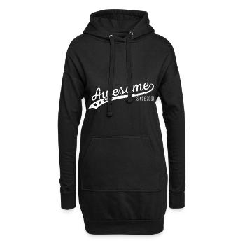 Awesome since 2001 Geschenk - Hoodie-Kleid - Schwarz - Vorne
