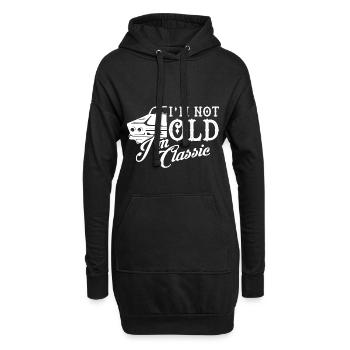 Old school Classic Car Spruch Geschenk - Hoodie-Kleid - Schwarz - Vorne