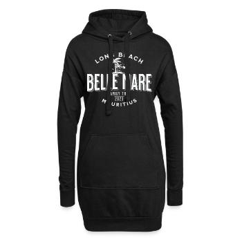 Mauritius Belle Mare Familienausflug - Hoodie-Kleid - Schwarz - Vorne