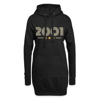 Légendaire Depuis 2001 Cadeau D anniversaire 2001 - Sweat-shirt à capuche long Femme - noir - Devant
