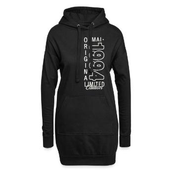 Date de naissance 1994 Mai 1994 Millésime 1994 Légende 94 - Sweat-shirt à capuche long Femme - noir - Devant