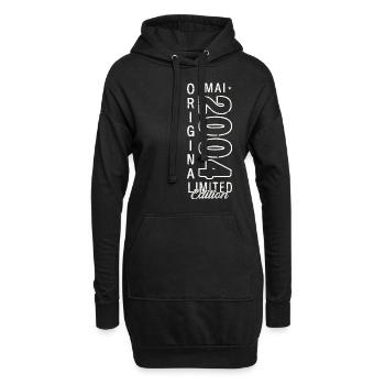 Geburtstag 2004 Mai 2004 Jahrgang 2004 Legende 04 - Hoodie-Kleid - Schwarz - Vorne