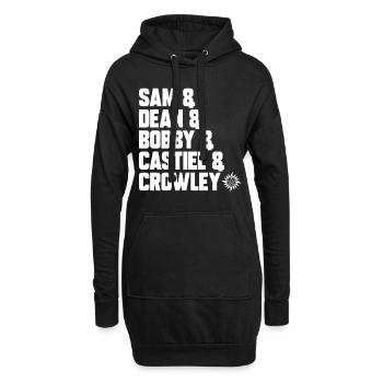 NAMES, GESCHENK - Hoodie-Kleid - Schwarz - Vorne