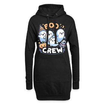 Boo Crew - Sweat-shirt à capuche long Femme - noir - Devant