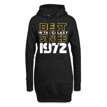 Best of the Galaxy 1972 50 Jahre Jubiläum - Hoodie-Kleid - Schwarz - Vorne