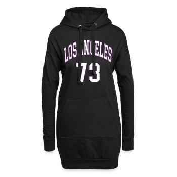 Los Angeles 73 - Hoodie-Kleid - Schwarz - Vorne