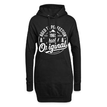 Juli 1965 – Legende der Gipfel und Berge - Hoodie-Kleid - Schwarz - Vorne