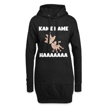 Son goku anime fan série kamehameha cadeau - Sweat-shirt à capuche long Femme - noir - Devant
