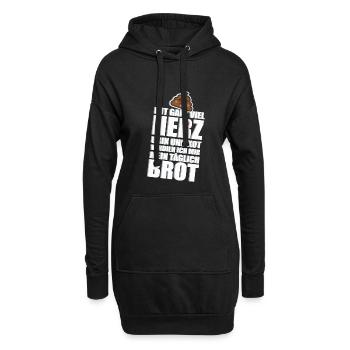Altenpfleger Krankenpfleger - Hoodie-Kleid - Schwarz - Vorne