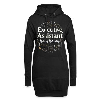 Assistent der Geschäftsführung Multitasking Expert - Hoodie-Kleid - Schwarz - Vorne