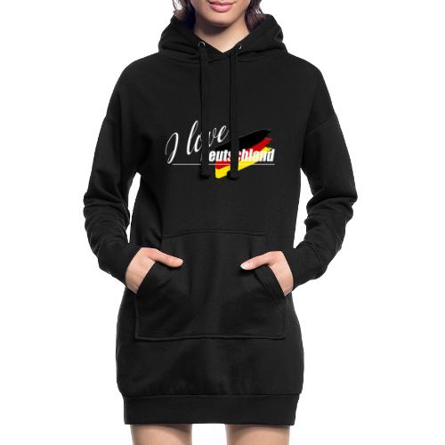 I love Deutschland - Hoodie-Kleid