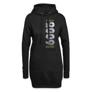 15. Geburtstag Original August 2009 Jahrgang 2009 - Hoodie-Kleid - Schwarz - Vorne