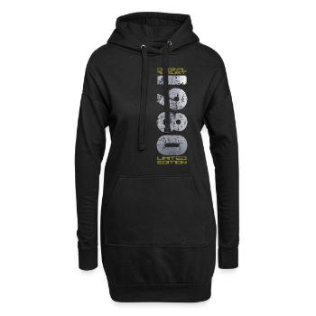 44. Geburtstag Original August 1980 Jahrgang 1980 - Hoodie-Kleid - Schwarz - Vorne