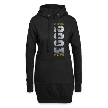 21st Birthday Original August 2003 Vintage 2003 - Hoodie Dress - black - Front