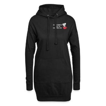 I got a Caffeeeling Lustige Kaffee Sprüche Parodie - Hoodie-Kleid - Schwarz - Vorne