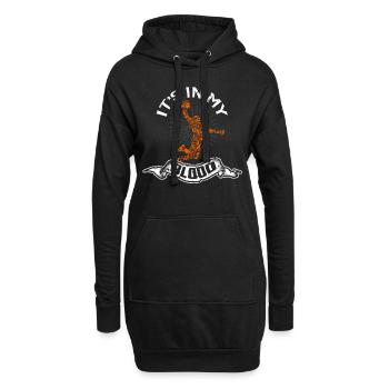Équipe de basket-ball - Sweat-shirt à capuche long Femme - noir - Devant