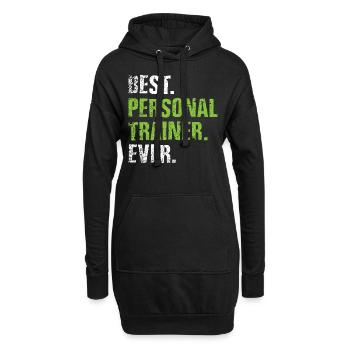 Entraîneur personnel - Sweat-shirt à capuche long Femme - noir - Devant