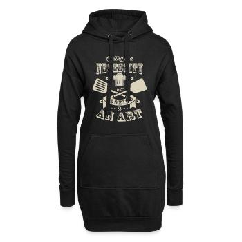 Chefkoch Koch Köche Geschenk - Hoodie-Kleid - Schwarz - Vorne