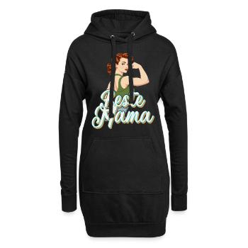 Meilleur design de maman fière mère pour la fête des mères - Sweat-shirt à capuche long Femme - noir - Devant