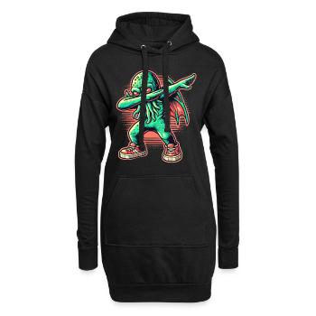 Dabbing drôle Cthulhu Dabbing Design - Sweat-shirt à capuche long Femme - noir - Devant