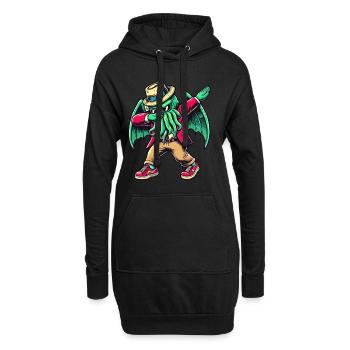 Dabbing drôle Cthulhu Dabbing Design - Sweat-shirt à capuche long Femme - noir - Devant
