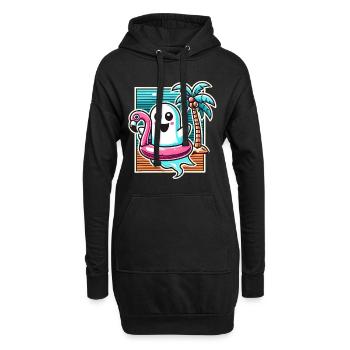 Idée de costume de style de vie effrayant d’Halloween d’été - Sweat-shirt à capuche long Femme - noir - Devant