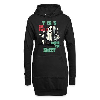 Drôle de fantôme déguisement Tenue d’Halloween - Sweat-shirt à capuche long Femme - noir - Devant