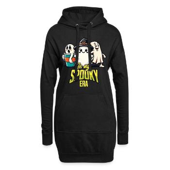 Halloween Zeit In Meiner Spooky Ära - Hoodie-Kleid - Schwarz - Vorne