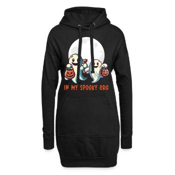 Halloween Geister In Meiner Gruseligen Ära - Hoodie-Kleid - Schwarz - Vorne