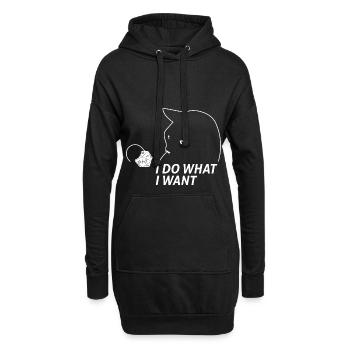 RPG Cat W20 Donjon Rôle Joueur - Sweat-shirt à capuche long Femme - noir - Devant