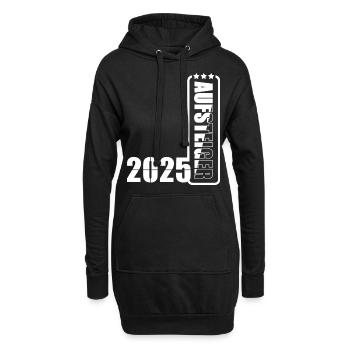 Aufsteiger 2025 Aufstiegstrikot Aufstieg 25 - Hoodie-Kleid - Schwarz - Vorne
