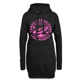 Canoe Life Arizona Design - Hoodie-Kleid - Schwarz - Vorne