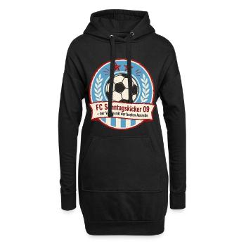 FC Sonntagskicker 09 - Hoodie-Kleid - Schwarz - Vorne