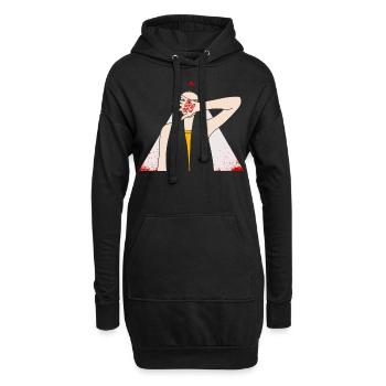 RUSSIA KILLS - Hoodie-Kleid - Schwarz - Vorne