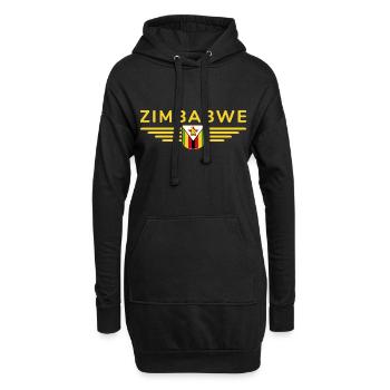 T-shirt Zimbabwe pour les fans de l’Afrique - Sweat-shirt à capuche long Femme - noir - Devant