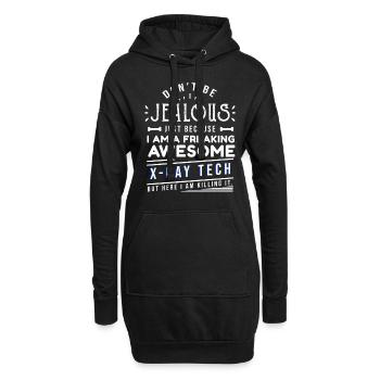 Xray Tech Radiologie Médecine Radiologue Infirmière - Sweat-shirt à capuche long Femme - noir - Devant