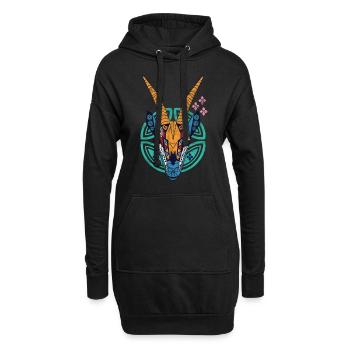 Nomad Oryx mondial - Sweat-shirt à capuche long Femme - noir - Devant