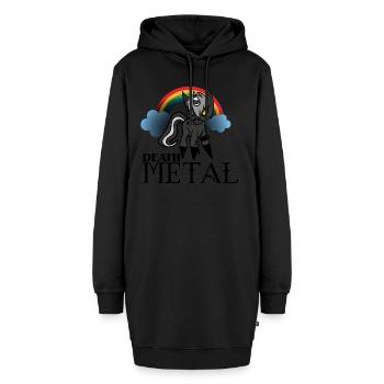 death metal - Hoodie-Kleid - Schwarz - Vorne