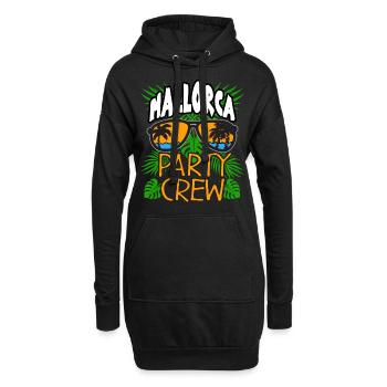 Mallorca - Hoodie-Kleid - Schwarz - Vorne