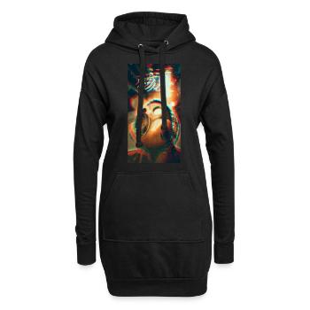 Nuclear Summer - Hoodie-Kleid - Schwarz - Vorne