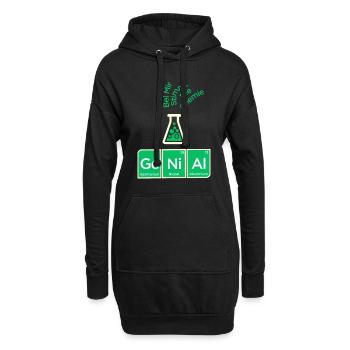 Genial Chemie breaking reaktion spruch abi lustig - Hoodie-Kleid - Schwarz - Vorne