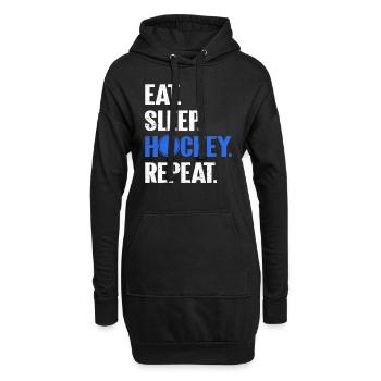 Hockey hockey hockey sur gazhockey unihockey cadeau - Sweat-shirt à capuche long Femme - noir - Devant